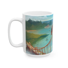 Load image into Gallery viewer, Golden Gate Bridge Dragon Mug Printify