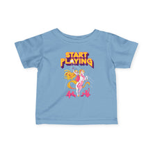Load image into Gallery viewer, Medusa Riding a Unicorn StartPlaying Tee for Babies