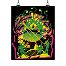 Load image into Gallery viewer, Psychedelic Beholder DnD Poster Printify