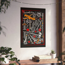 Load image into Gallery viewer, Medieval Weapons Fantasy Tattoo Flash Poster Printify