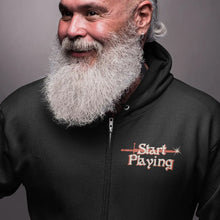 Load image into Gallery viewer, Tour Heavyweight Zip Hoodie | StartPlaying TotalPartyChill