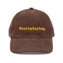 Load image into Gallery viewer, Vintage Corduroy StartPlaying Hat