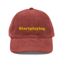 Load image into Gallery viewer, Vintage Corduroy StartPlaying Hat