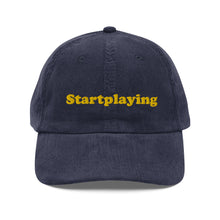 Load image into Gallery viewer, Vintage Corduroy StartPlaying Hat