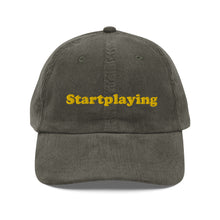 Load image into Gallery viewer, Vintage Corduroy StartPlaying Hat