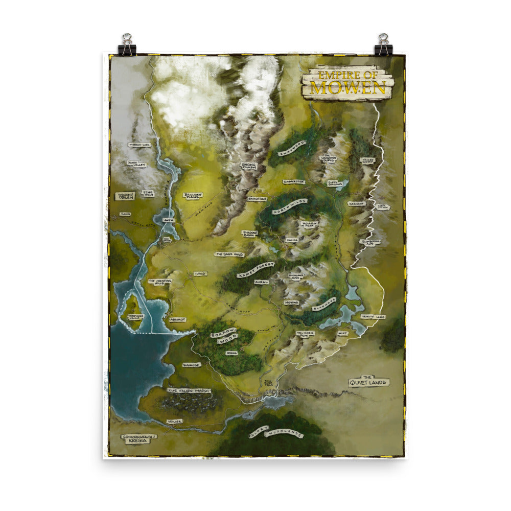 Empire of Mowen Map (18x24)