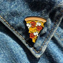 Load image into Gallery viewer, The Skull & Axe Pizza Pin TotalPartyChill