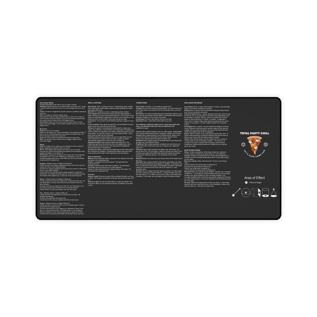 Pathfinder 2nd Edition Player Mat – TotalPartyChill