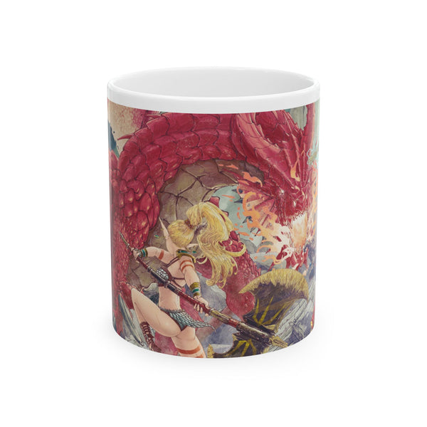 This Game is Cursed Red Dragon Mug