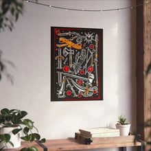 Load image into Gallery viewer, Medieval Weapons Fantasy Tattoo Flash Poster Printify
