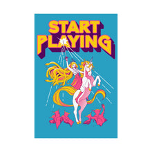 Load image into Gallery viewer, Start Playing She-Ra Medusa Unicorn Poster
