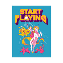 Load image into Gallery viewer, Start Playing She-Ra Medusa Unicorn Poster
