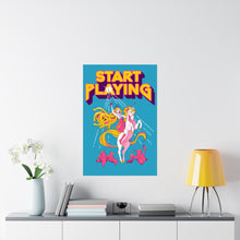 Load image into Gallery viewer, Start Playing She-Ra Medusa Unicorn Poster

