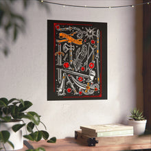 Load image into Gallery viewer, Medieval Weapons Fantasy Tattoo Flash Poster Printify
