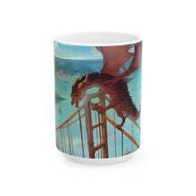 Load image into Gallery viewer, Golden Gate Bridge Dragon Mug Printify
