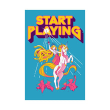 Load image into Gallery viewer, Start Playing She-Ra Medusa Unicorn Poster
