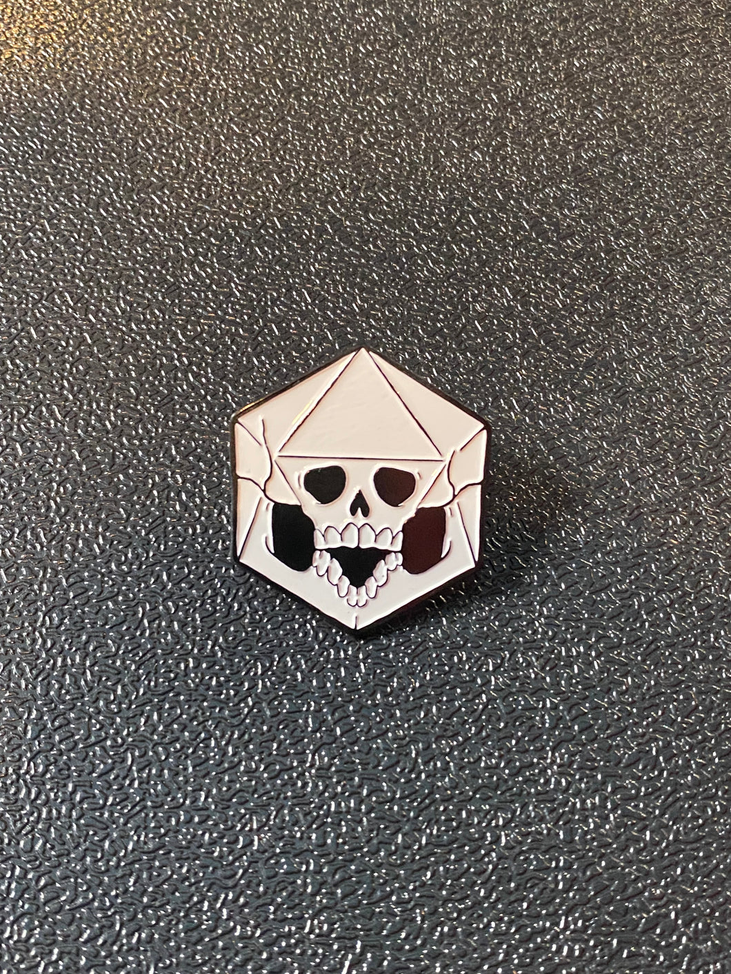 This Pin is Cursed | D20 Skull Pin
