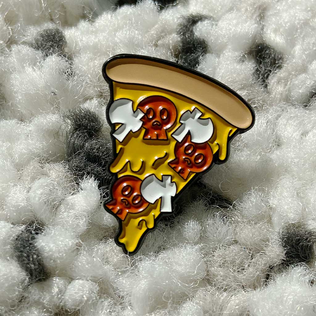 The Skull & Axe Pizza Pin